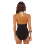 Maillot une pièce noir/ivoire Yéyé by Brigitte Bardot