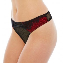 BIG APPLE String noir/rouge