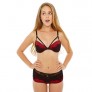 BIG APPLE Shorty string noir/rouge
