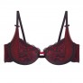 CACHOTIERE Soutien-gorge corbeille noir/rouge