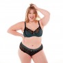 EPICEE Shorty string émeraude/noir