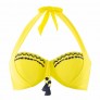 MAMBO Haut de maillot balconnet jaune/marine by Brigitte Bardot