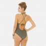 MONTE CARLO Maillot de bain une pièce kaki/or by Brigitte Bardot