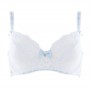 BLEUET Soutien-gorge à armatures bonnets C, D et E blanc/ciel