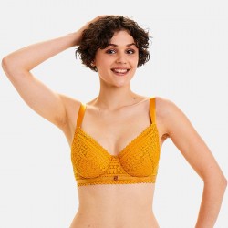 IMPREVU Soutien-gorge corbeille jaune