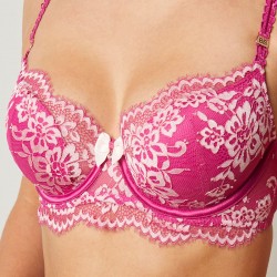 EXQUISE Soutien-gorge ampliforme coque moulée rose