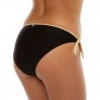 PAMPELONNE Slip de bain noir/or