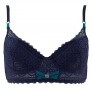 ROME Soutien-gorge ampliforme coque moulée indigo/vert