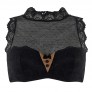 GOLDEN EYE Bralette noir/or