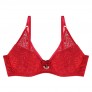 PILE OU FACE Soutien-gorge ampliforme coque moulée rouge