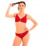 PILE OU FACE Soutien-gorge ampliforme coque moulée rouge