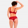 PILE OU FACE Soutien-gorge corbeille rouge