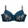 ELENA Soutien-gorge grand maintien turquoise/rouge
