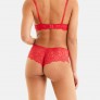 SALTIMBANQUE Shorty tanga rouge