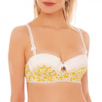 PARISIENNE Soutien-gorge ampliforme coque moulée jaune