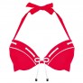 HORIZON Haut de maillot push-up rouge