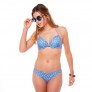 COQUILLAGE Slip de bain bleu