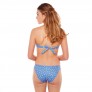 COQUILLAGE Haut de maillot push-up bleu