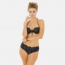 FESTIVE Haut de maillot balconnet noir/or by Brigitte Bardot