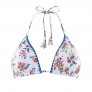 CALANQUE Haut de maillot triangle blanc multico by Brigitte Bardot