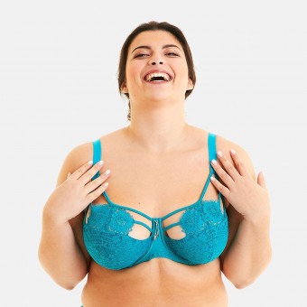 CLIN D'OEIL Soutien-gorge grand maintien turquoise