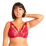DANGER Soutien-gorge grand maintien bordeaux
