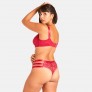 DANGER Soutien-gorge grand maintien bordeaux