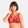 DANGER Soutien-gorge grand maintien bordeaux