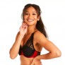 ABYME Soutien-gorge ampliforme coque moulée noir/rouge