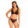 ABYME Soutien-gorge ampliforme coque moulée noir/rouge