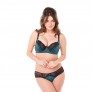 CHARME Soutien-gorge grand maintien bonnets C, D et E jade/noir