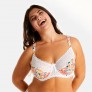 ELENA Soutien-gorge à armatures blanc/orange