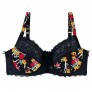 ELENA Soutien-gorge grand maintien noir/jaune