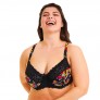 ELENA Soutien-gorge grand maintien noir/jaune