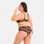 ELENA Soutien-gorge grand maintien noir/jaune