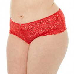 INTREPIDE BY CAMILLE CERF & POMM'POIRE Shorty tanga coquelicot