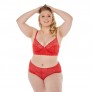 INTREPIDE BY CAMILLE CERF & POMM'POIRE Shorty tanga coquelicot