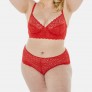 INTREPIDE BY CAMILLE CERF & POMM'POIRE Shorty tanga coquelicot