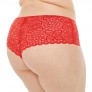 INTREPIDE BY CAMILLE CERF & POMM'POIRE Shorty tanga coquelicot