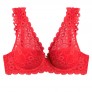 INTREPIDE BY CAMILLE CERF & POMM'POIRE Soutien-gorge ampliforme coque moulée coquelicot