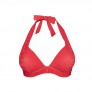 VACANCES Haut de maillot triangle push-up rouge