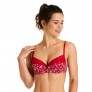 PAPRIKA Soutien-gorge ampliforme coque moulée rouge