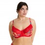 ELENA Soutien-gorge à armatures grand maintien rouge/jaune