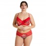 ELENA Soutien-gorge à armatures grand maintien rouge/jaune