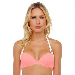 Haut de maillot push-up corail Yéyé by Brigitte Bardot